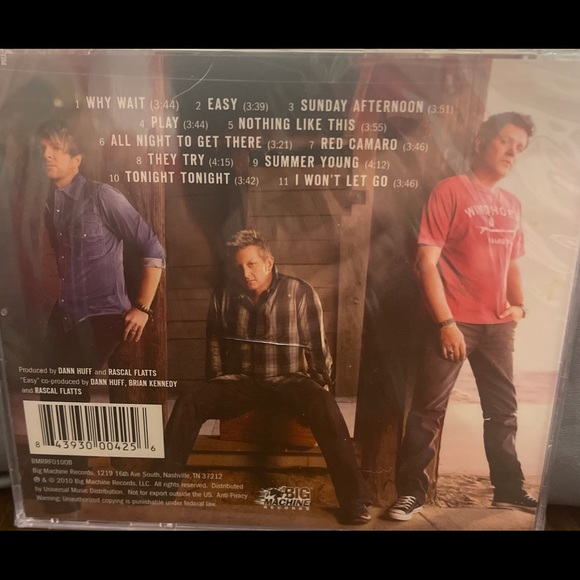 Rascal Flatts CD - Picture 2 of 2